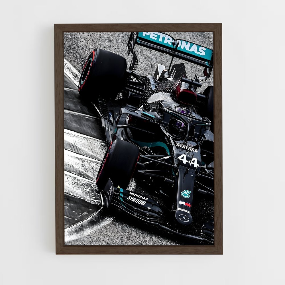 Poster Mercedes L'état – affiche Voitures de Formule 1 (vue 5)